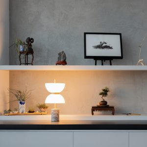 Tafellamp Kyoto, Goud - Afbeelding 3