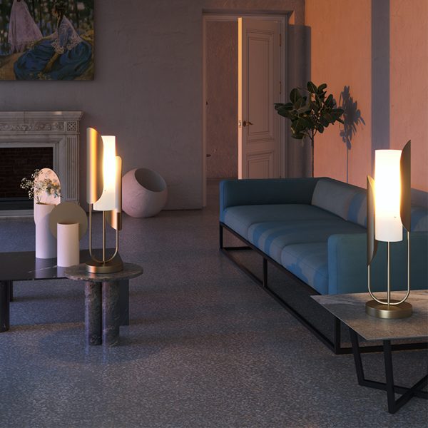 Tafellamp Cipresso Goud, 1 lichts 2 interior Z014TL 01G standard 3 - Oann.nl