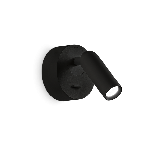 Wandlamp BEAN Zwart vooraanzicht - OANN