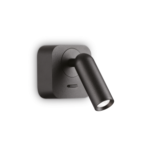 Wandlamp BEAN Zwart vooraanzicht - OANN