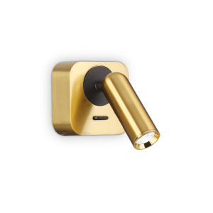 Wandlamp BEAN Messing vooraanzicht - OANN