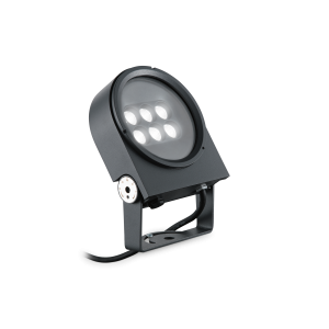 Projector/Opbouwspot ULEX Antraciet vooraanzicht - OANN