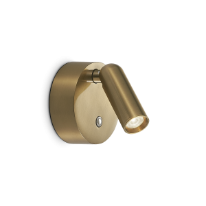 Wandlamp BEAN Messing vooraanzicht - OANN