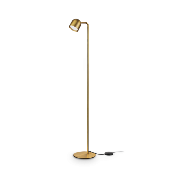 Vloerlamp DODO Messing vooraanzicht - OANN