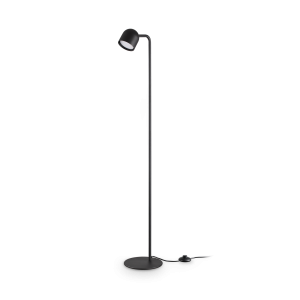 Vloerlamp DODO Zwart vooraanzicht - OANN