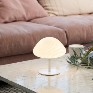 Tafellamp MINI MUSH Wit sfeerimpressie - OANN