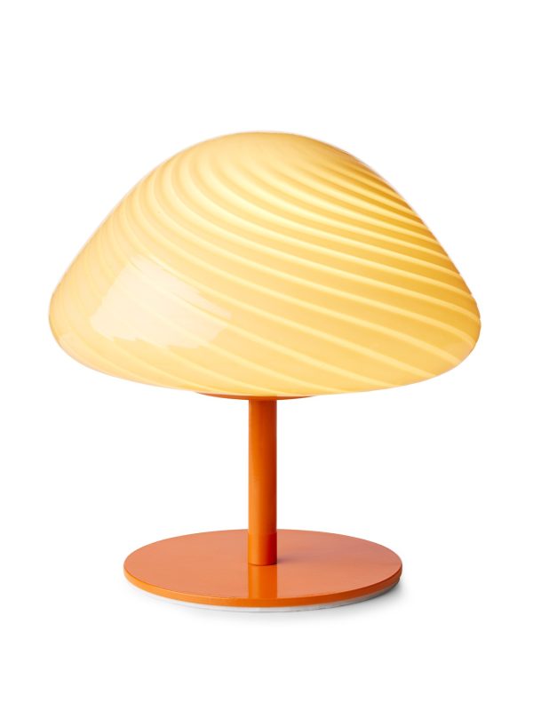 Tafellamp MINI MUSH Orange vooraanzicht - OANN