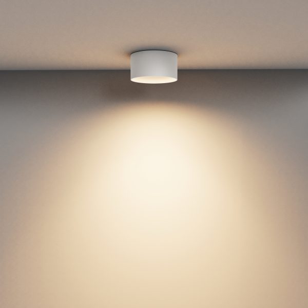 C089CL plafondlamp wit zijaanzicht