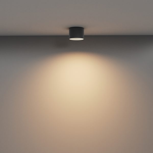 C089CL plafondlamp zwart zijaanzicht