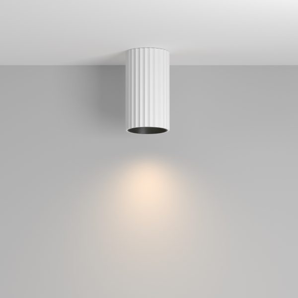 C106CL plafondlamp GU10 wit zijaanzicht