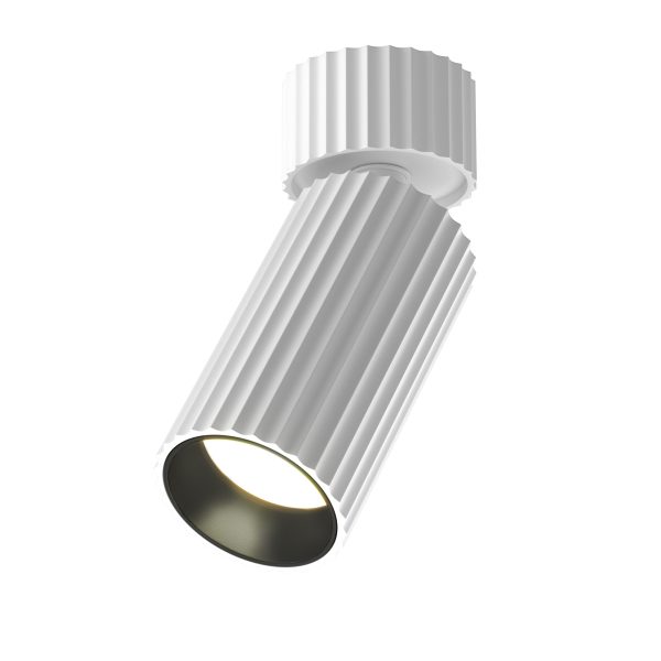 C108CL plafondlamp GU10 wit brandend
