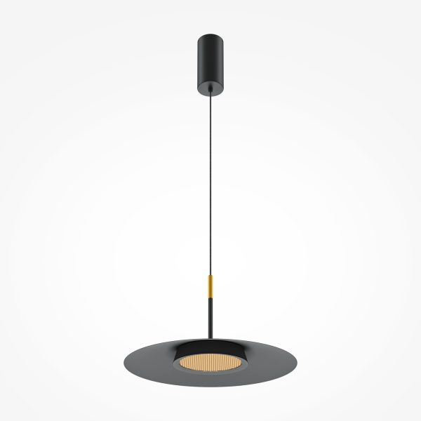 Hanglamp El Zwart, 1 lichts