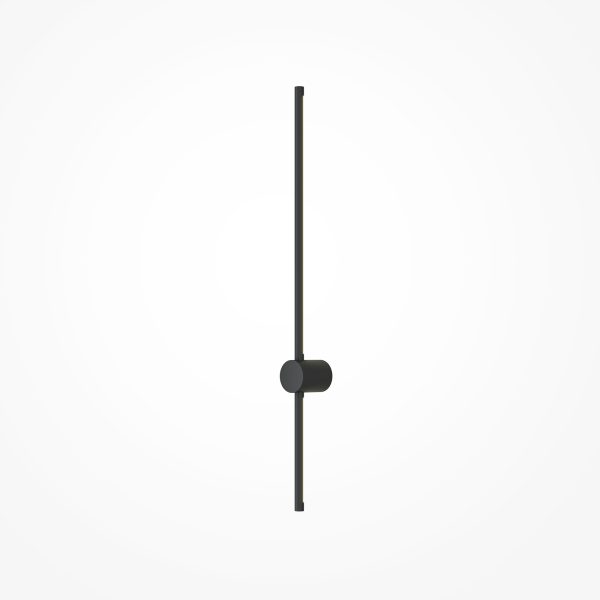 Wandlamp Light stick Zwart vooraanzicht - OANN