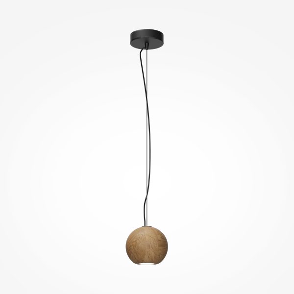 Hanglamp Basic Texture Bruin, 1 lichts