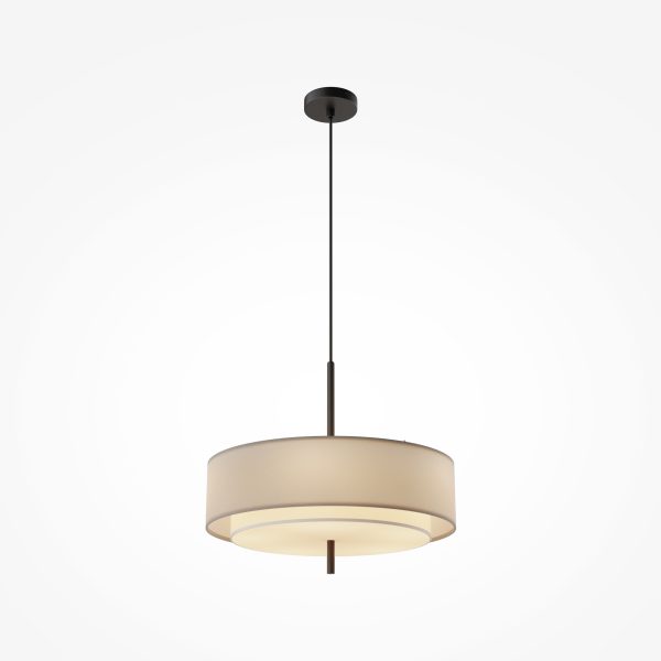 Hanglamp Bergamo Beige, 5 lichts