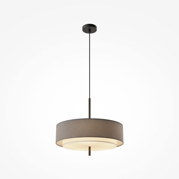 Hanglamp Bergamo Grijs, 5 lichts