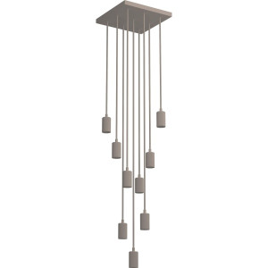 Pendellamp MADOX SQUARE 9-WAVE, desert sand