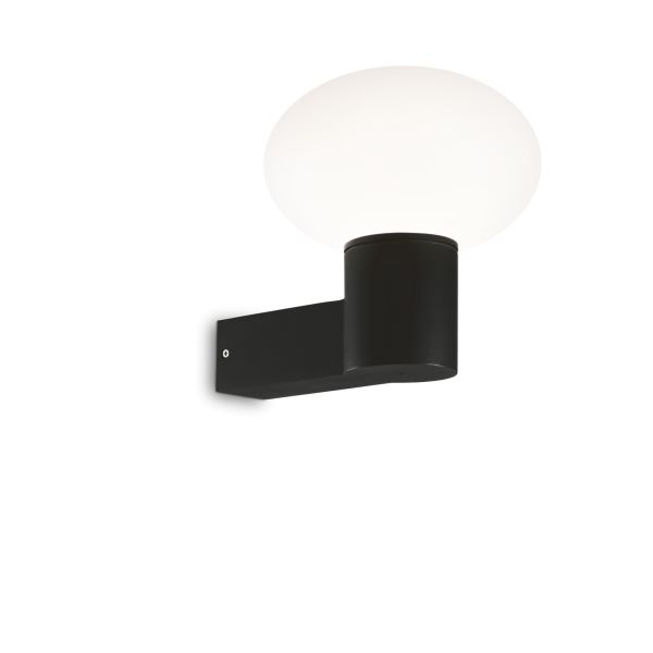 Wandlamp CLIO Zwart vooraanzicht - OANN