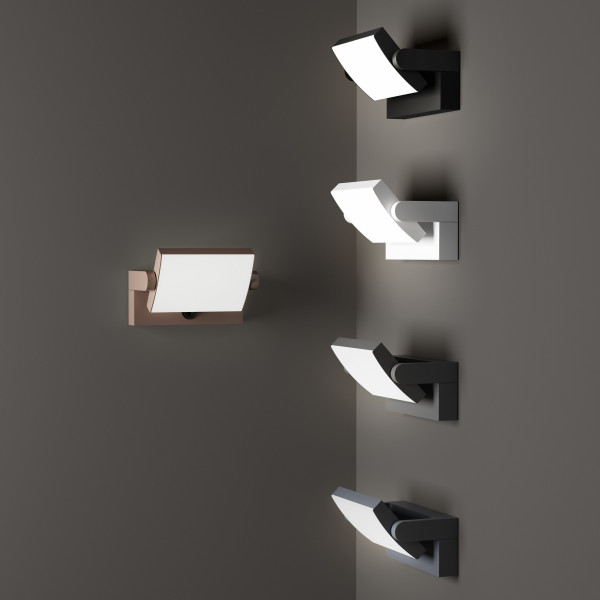Wandlamp SWIPE Antraciet, 1 lichts – OANN – afbeelding 4