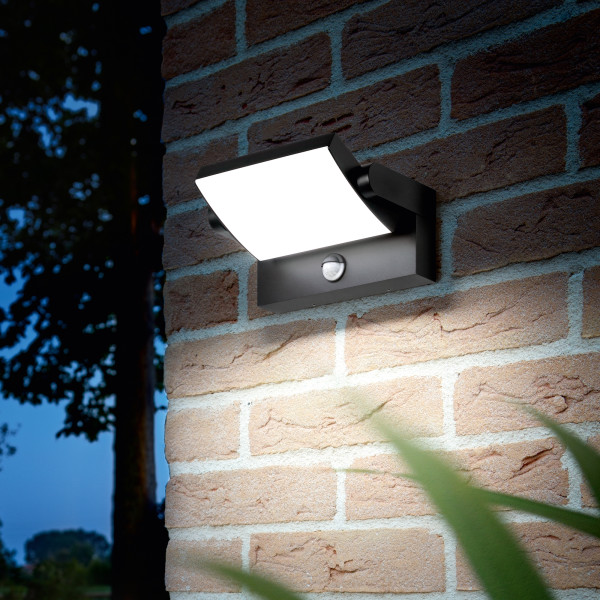 Wandlamp SWIPE Zwart, 1 lichts – OANN
