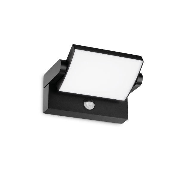 Wandlamp SWIPE Zwart vooraanzicht - OANN