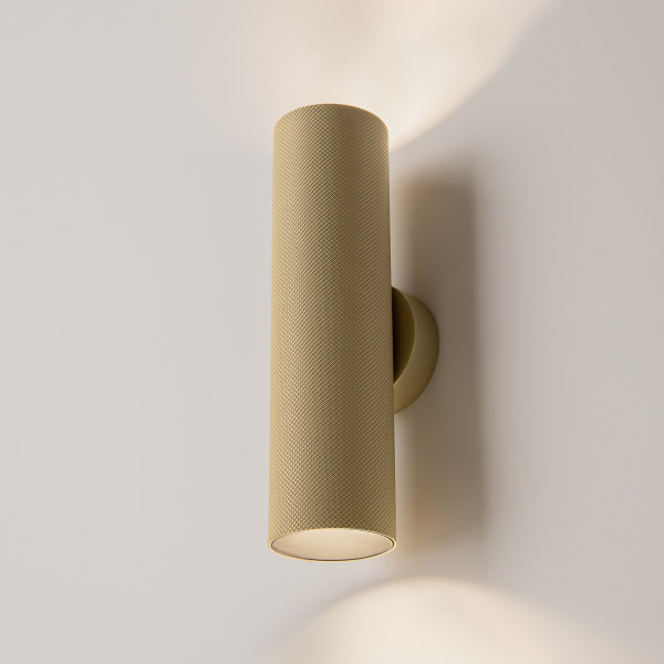 Wandlamp Artisan Mat goud opstelling - OANN