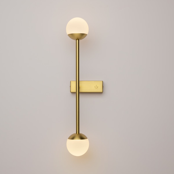Wandlamp Touch Messing opstelling - OANN