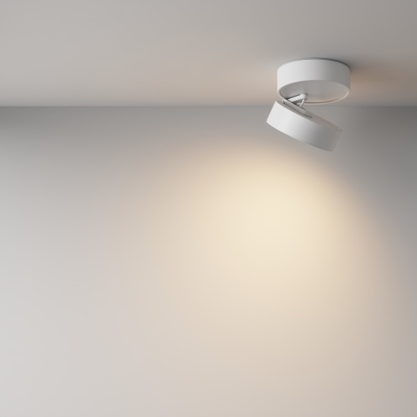 Plafondlamp Onda Wit opstelling - OANN