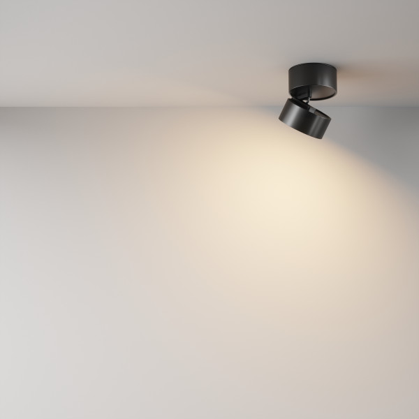 Plafondlamp Onda Zwart opstelling - OANN