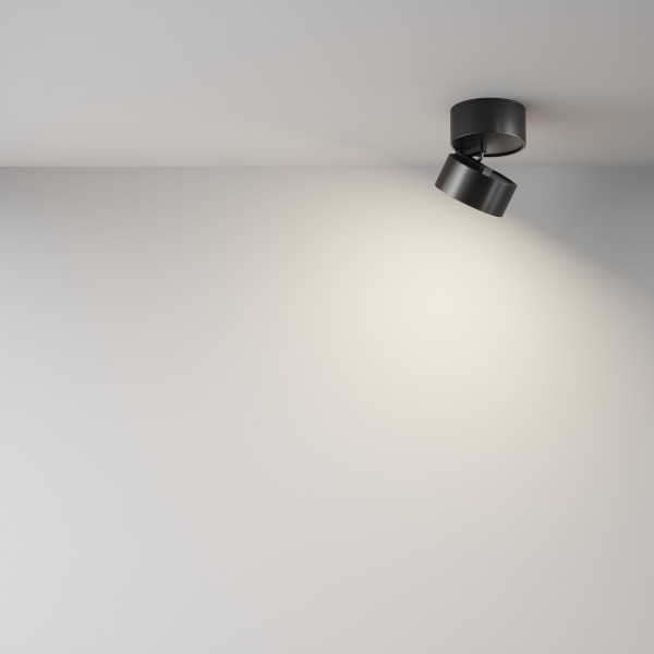 Plafondlamp Onda Zwart opstelling - OANN