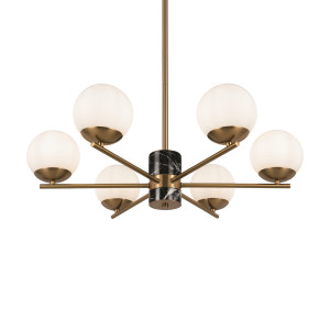 Hanglamp Marble Messing opstelling - OANN