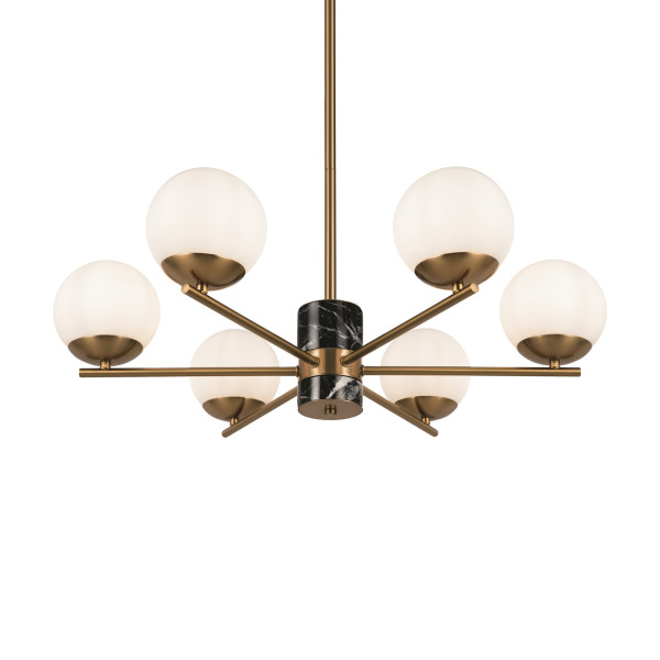 Hanglamp Marble Messing opstelling - OANN