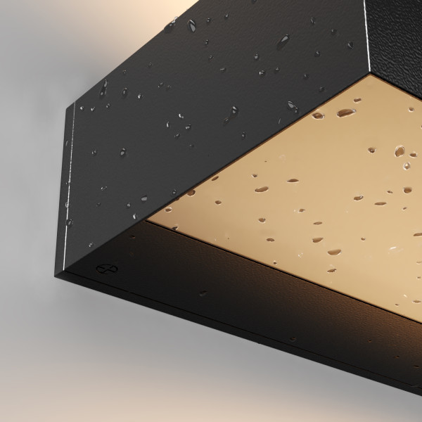 Buitenwandlamp Lot Grafiet opstelling - OANN