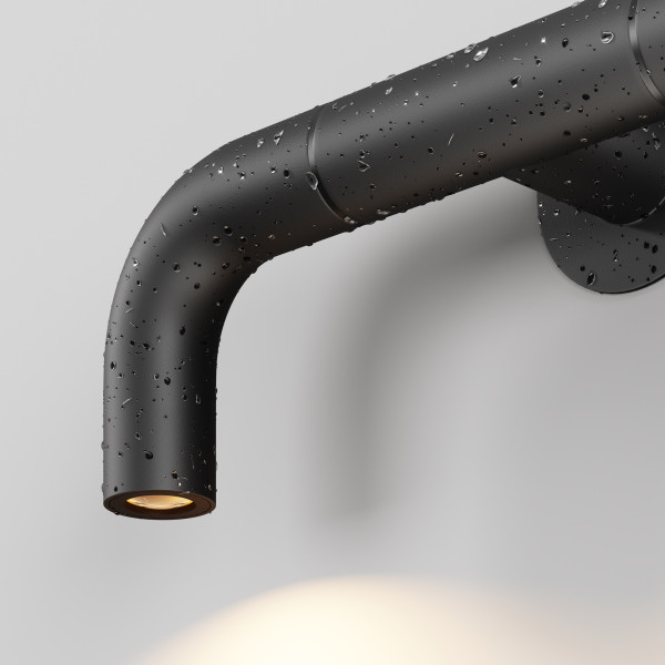 Buitenwandlamp Sleek Grafiet opstelling - OANN