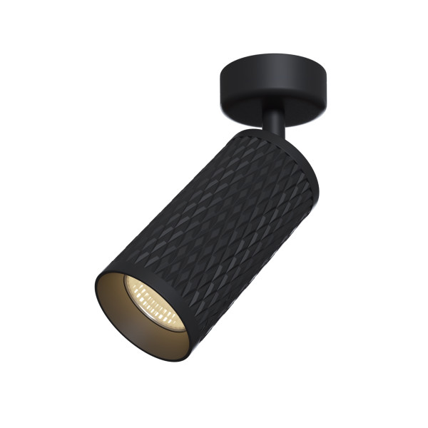 Plafondlamp Focus Design Zwart sfeerimpressie - OANN