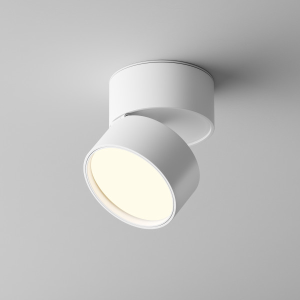 Plafondlamp Onda Wit vooraanzicht - OANN