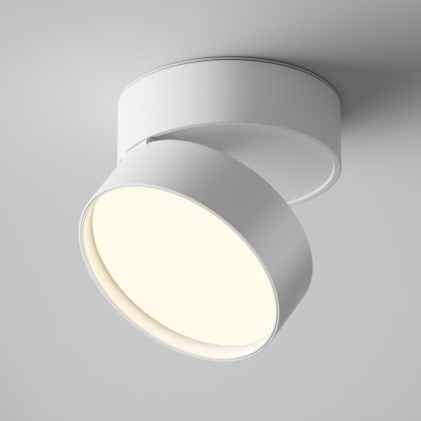 Plafondlamp Onda Wit vooraanzicht - OANN