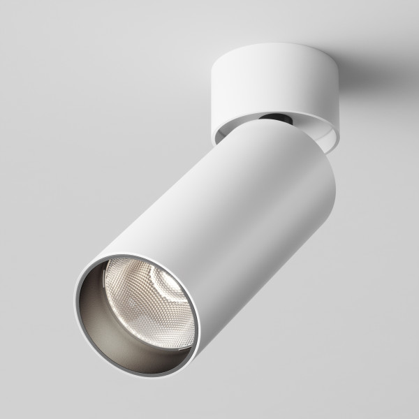 Plafondlamp Focus Wit vooraanzicht - OANN