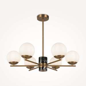 Hanglamp Marble Messing vooraanzicht - OANN