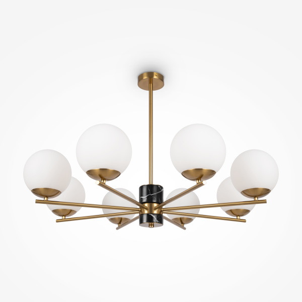 Hanglamp Marble Messing vooraanzicht - OANN