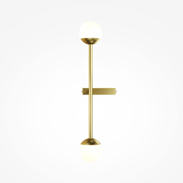 Wandlamp Touch Messing vooraanzicht - OANN