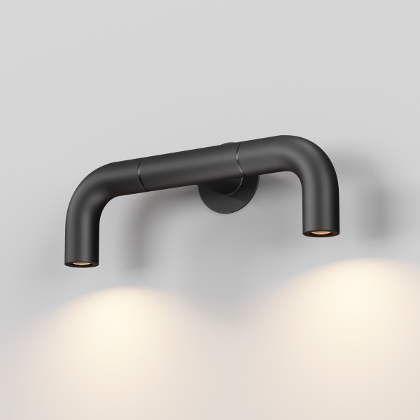 Buitenwandlamp Sleek Grafiet vooraanzicht - OANN