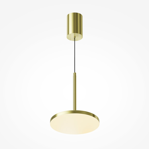Hanglamp Plato Messing vooraanzicht - OANN