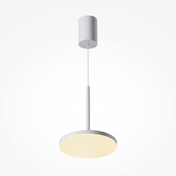Hanglamp Plato Wit vooraanzicht - OANN