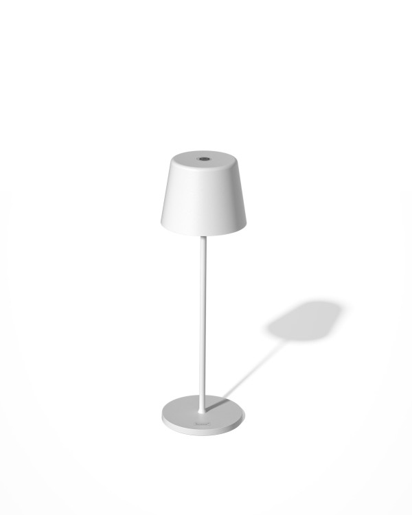 PALMA – wit, oplaadbare tafellamp 36 cm van Sompex – afbeelding 3