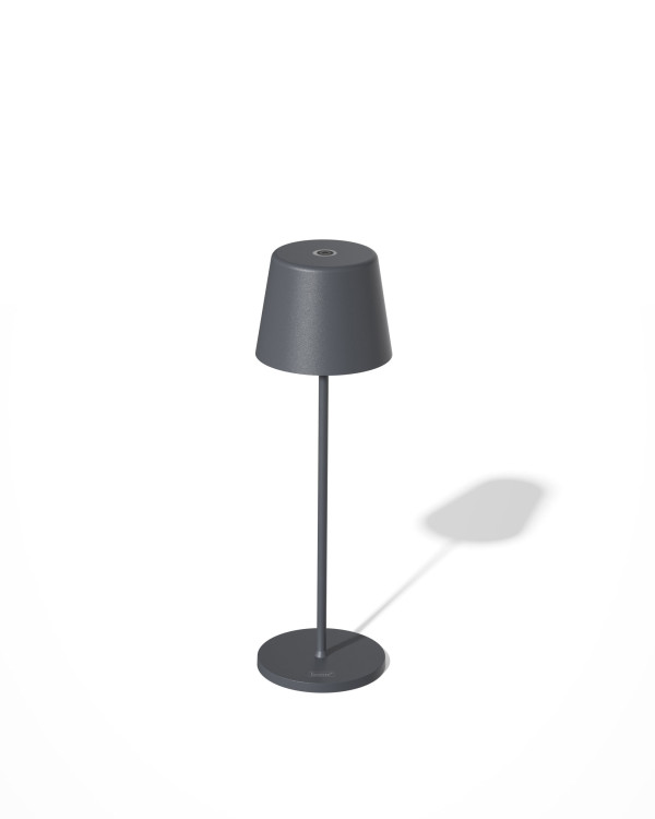 PALMA – antraciet, oplaadbare tafellamp 36 cm van Sompex – afbeelding 3