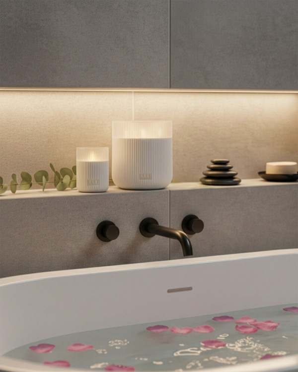 BELLEVILLE 1-lichts – wit frost geribd van Elle Decoration