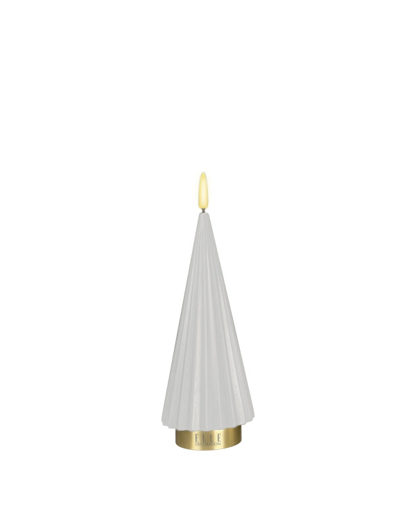 BOREAL S – wit, LED kaars van Elle Decoration
