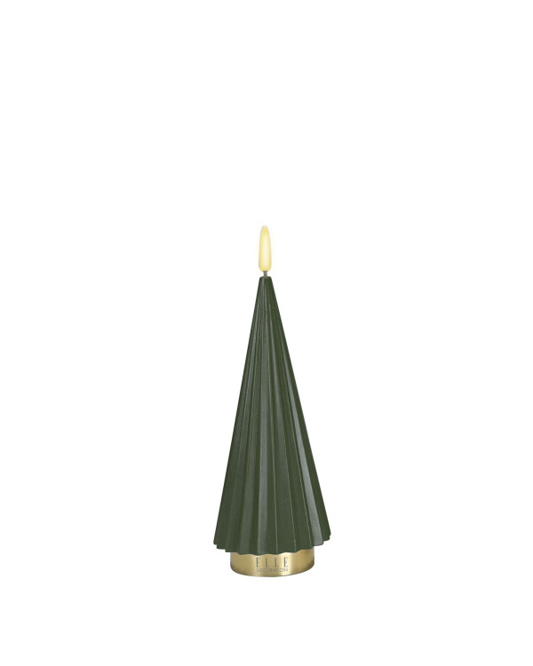 BOREAL S – olijfgroen, LED-kaars van Elle Decoration