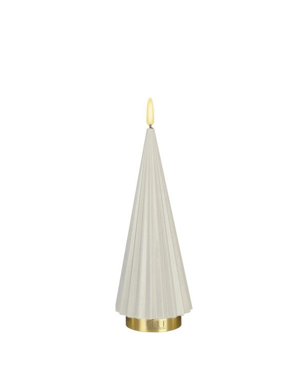 BOREAL M – ivoor, LED kaars van Elle Decoration